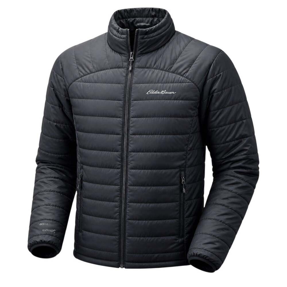 Eddie Bauer First Ascent Pertex Quantum Eco Quilted Jacket Black ~Size S - Picture 4 of 16